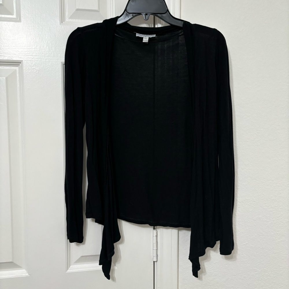 Black cardigan